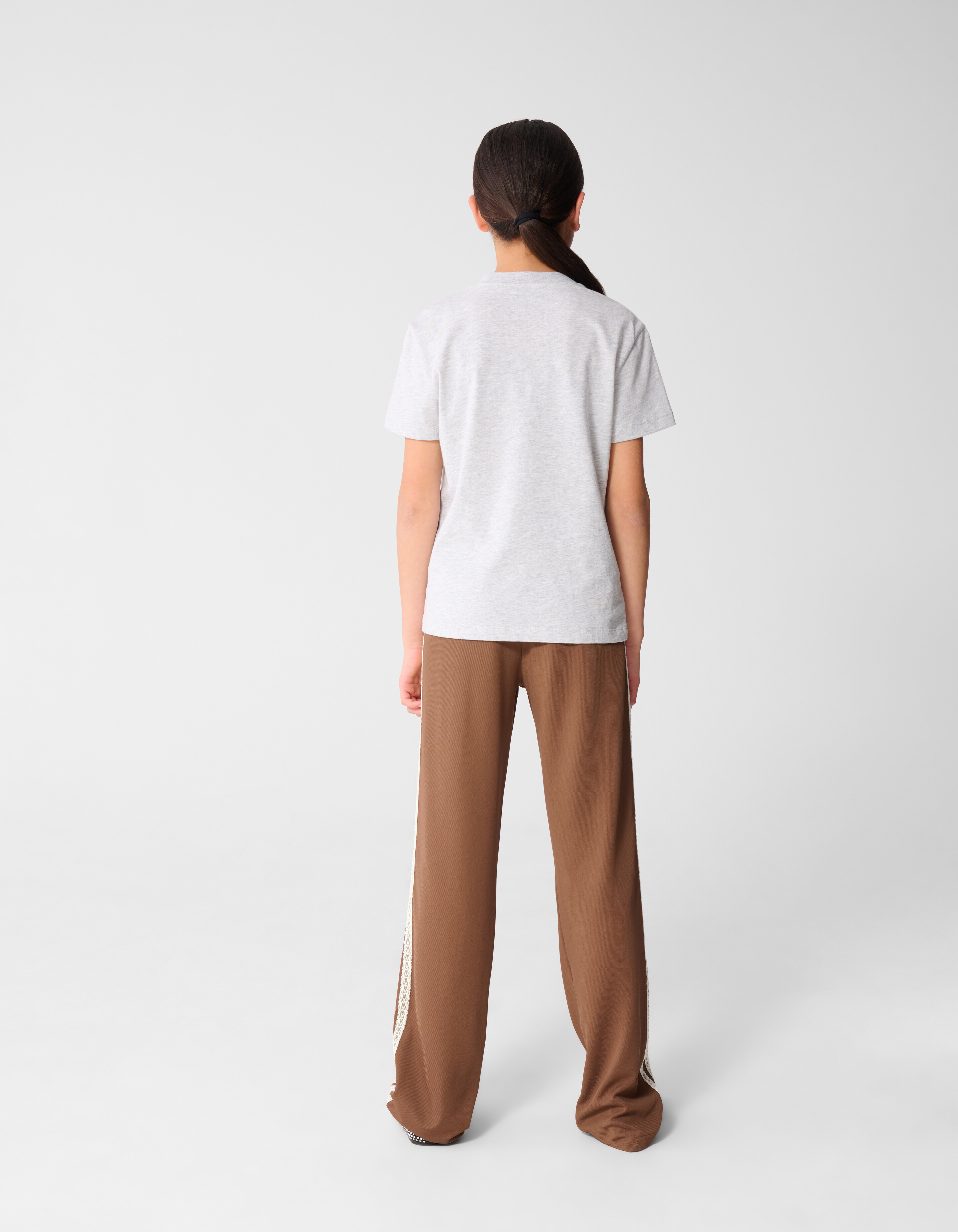 Icon Ruffle T-Shirt Hellgrau SHOEBY GIRLS