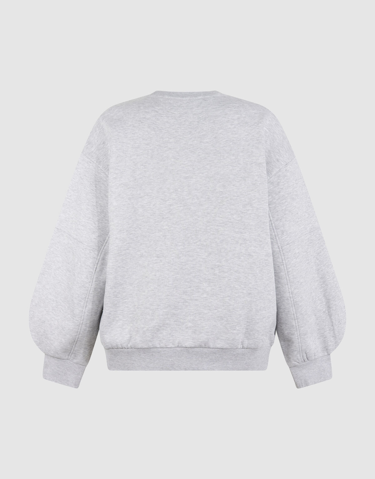 &Uuml;bergro&szlig;er Pullover mit gro&szlig;en &Auml;rmeln Hellgrau SHOEBY WOMEN