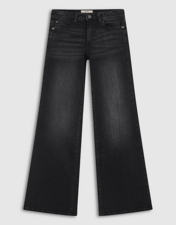 Flared Fit Jeans Schwarz SHOEBY GIRLS