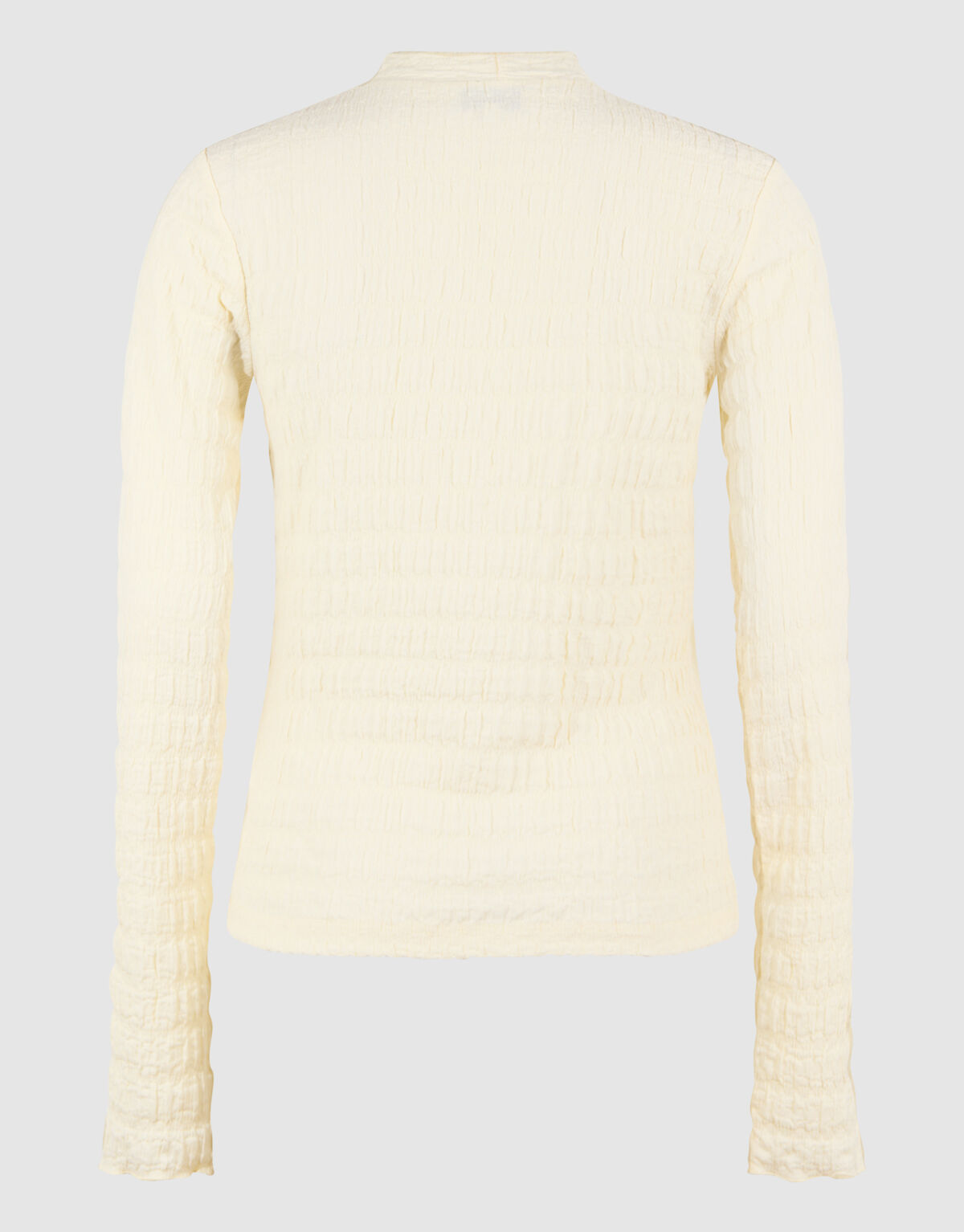 Struktur Longsleeve Top Hellgelb SHOEBY WOMEN