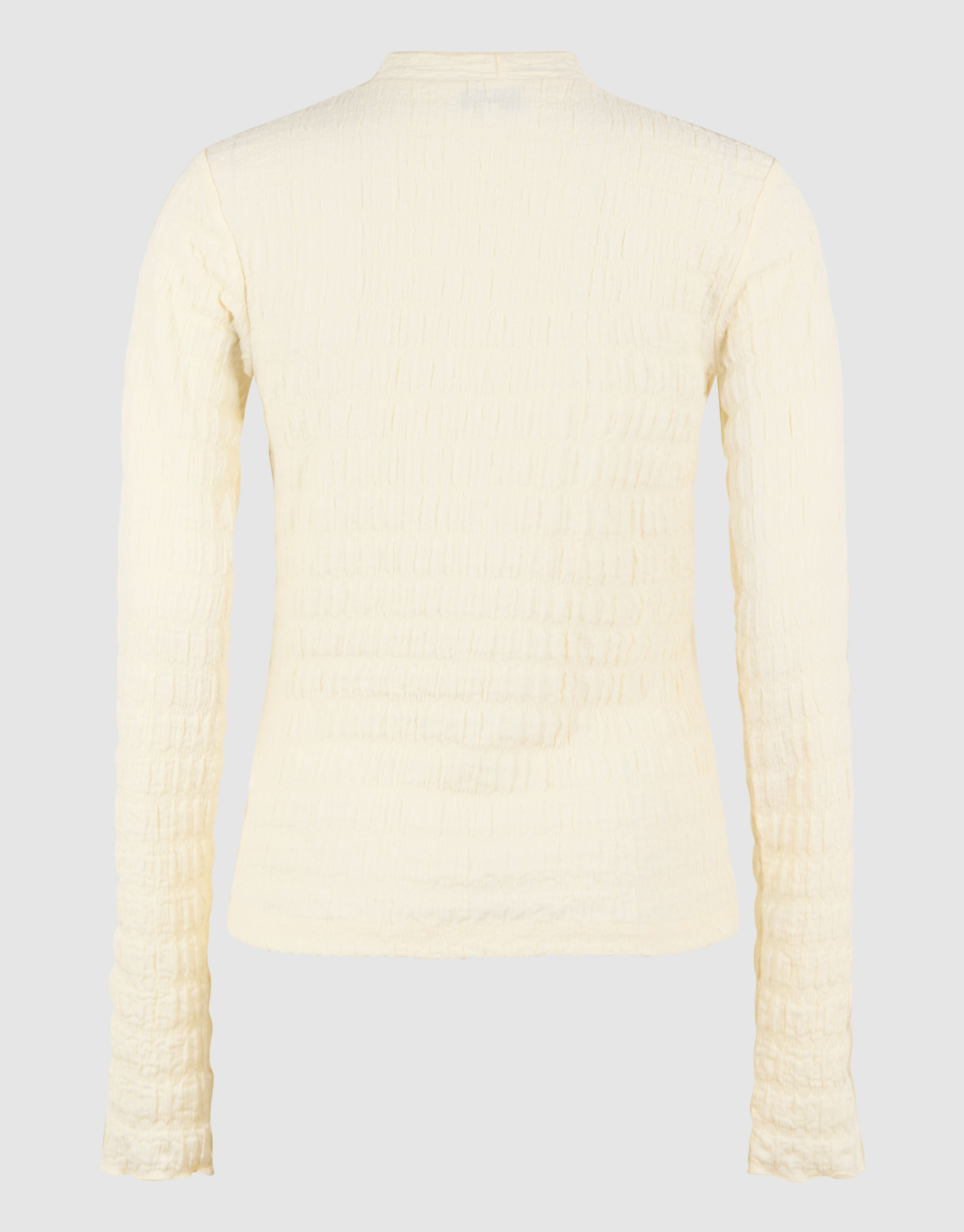 Struktur Longsleeve Top Hellgelb SHOEBY WOMEN