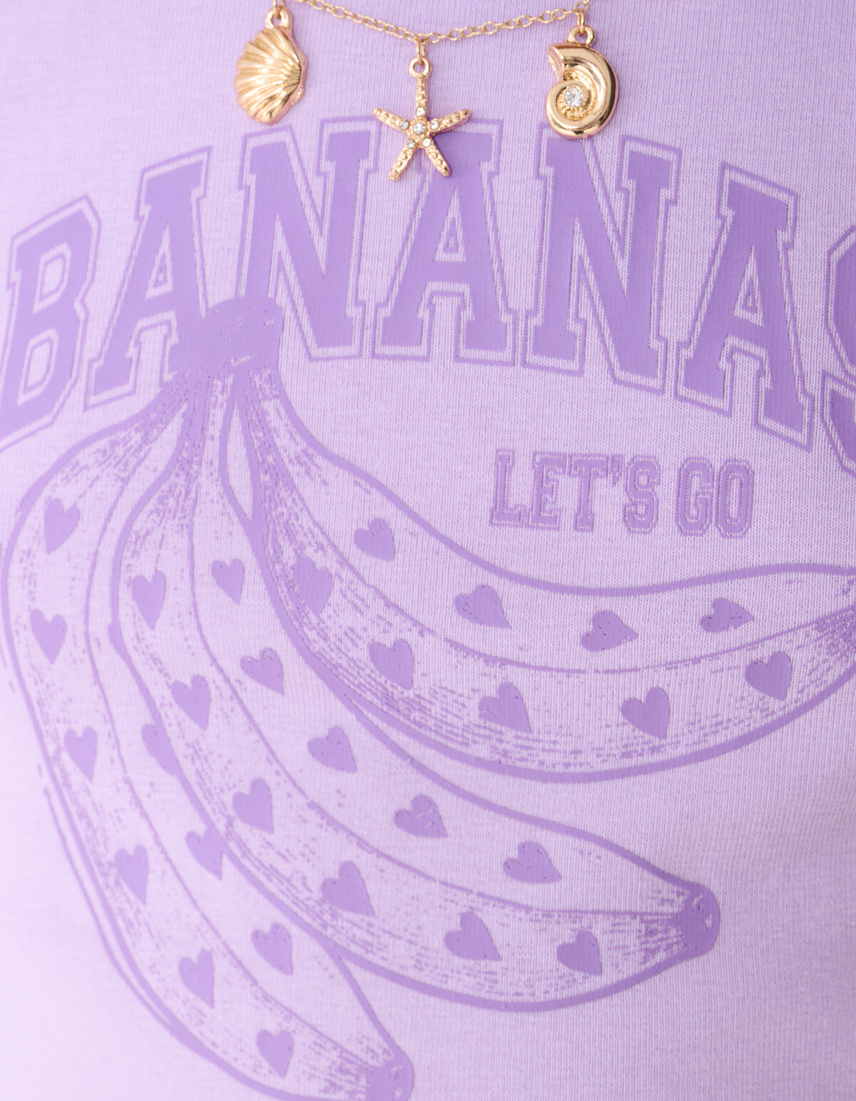 Bananen Top Hellviolett SHOEBY GIRLS