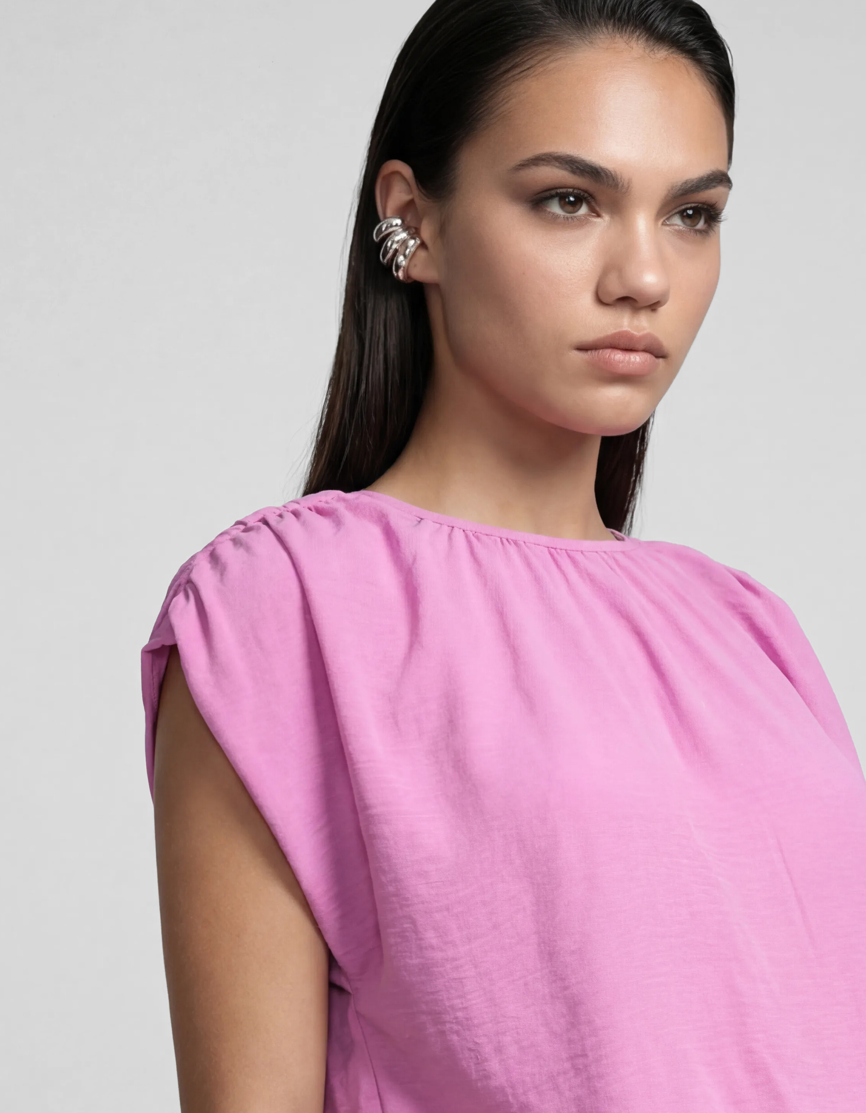 Gek&uuml;rzte Twist-Top Rosa SHOEBY WOMEN