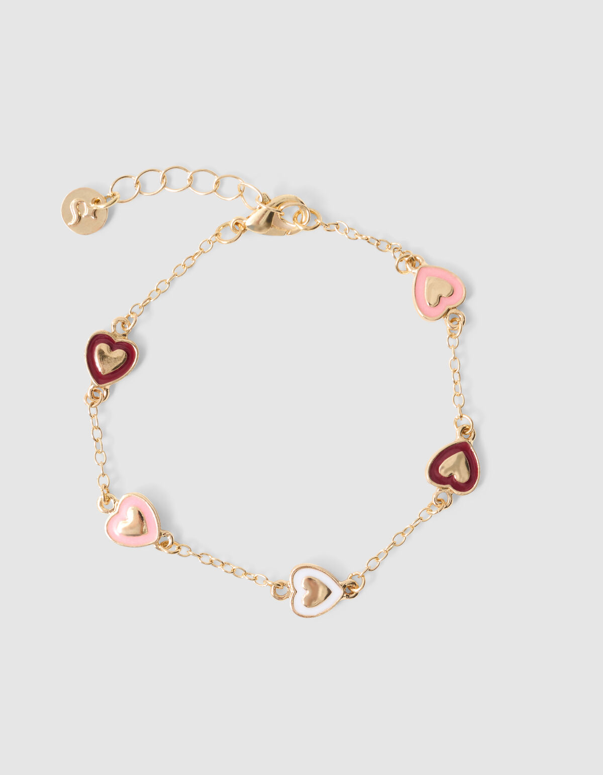 Herz-Armband Gold SHOEBY ACCESSOIRES