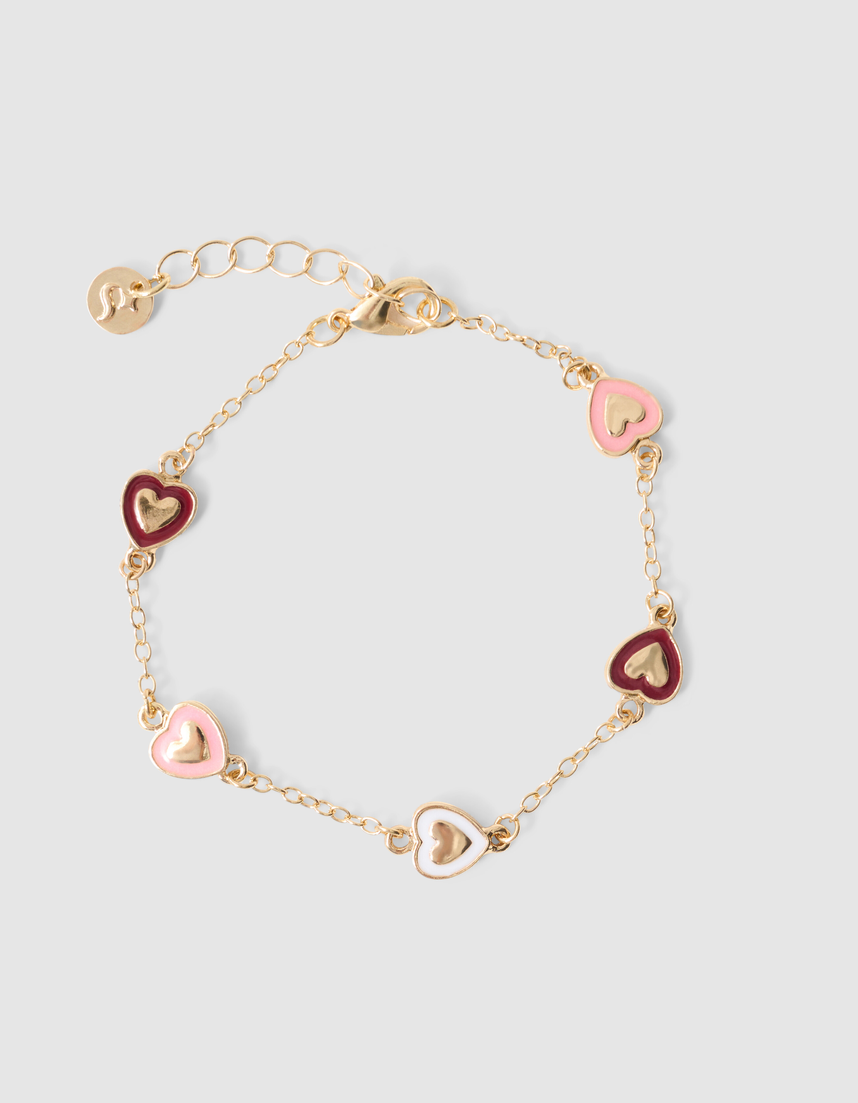 Herz-Armband Gold SHOEBY ACCESSOIRES
