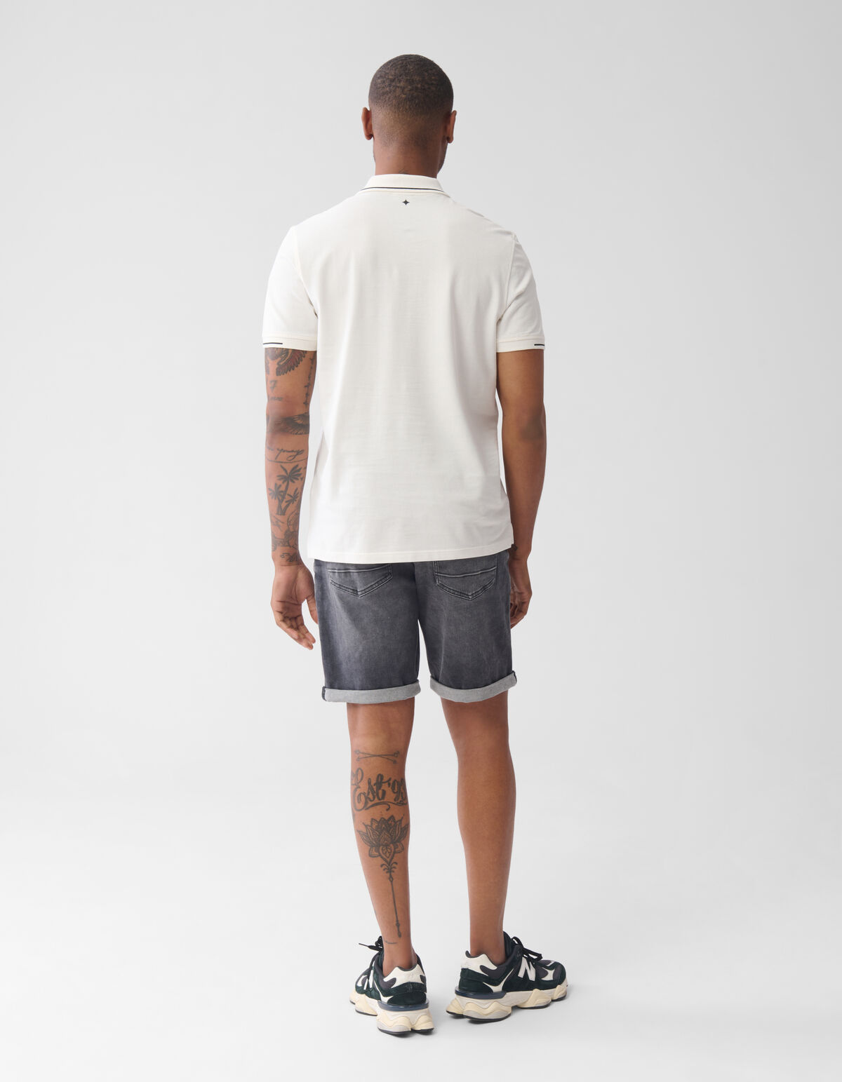 Pique Polo Off White SHOEBY MEN