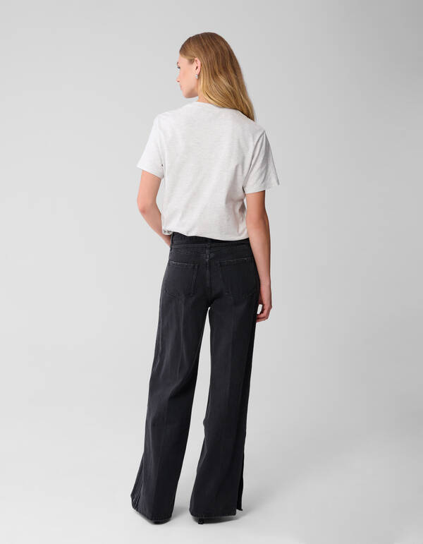 Basis T-Shirt Hellgrau SHOEBY WOMEN