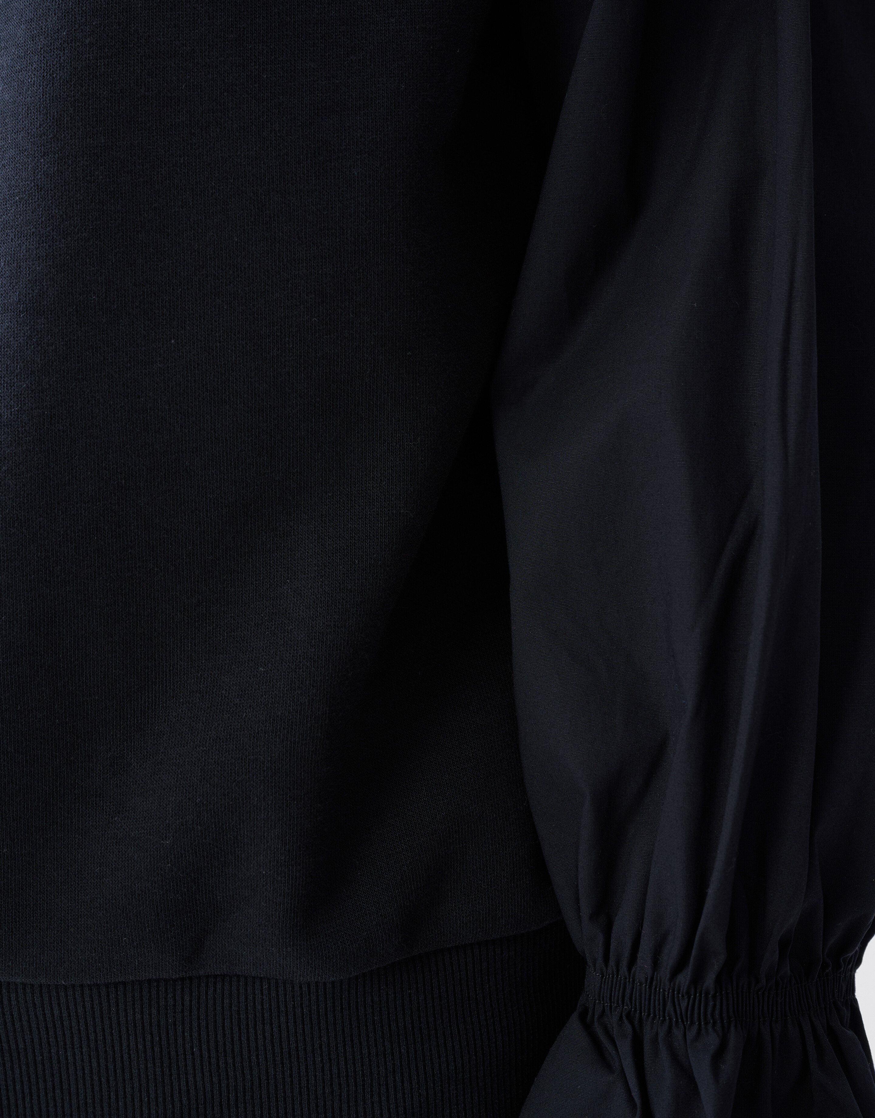 Poplin Sleeve Sweater Zwart SHOEBY WOMEN