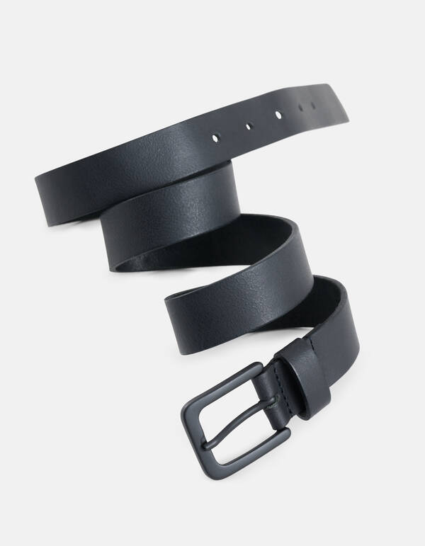 Lederg&uuml;rtel Schwarz SHOEBY ACCESSOIRES