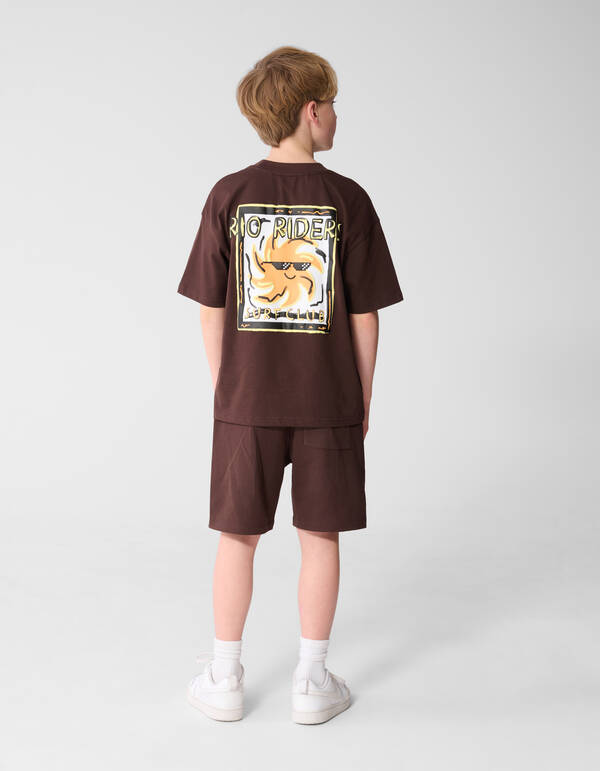Riders Artwork Shorts Dunkelbraun SHOEBY BOYS