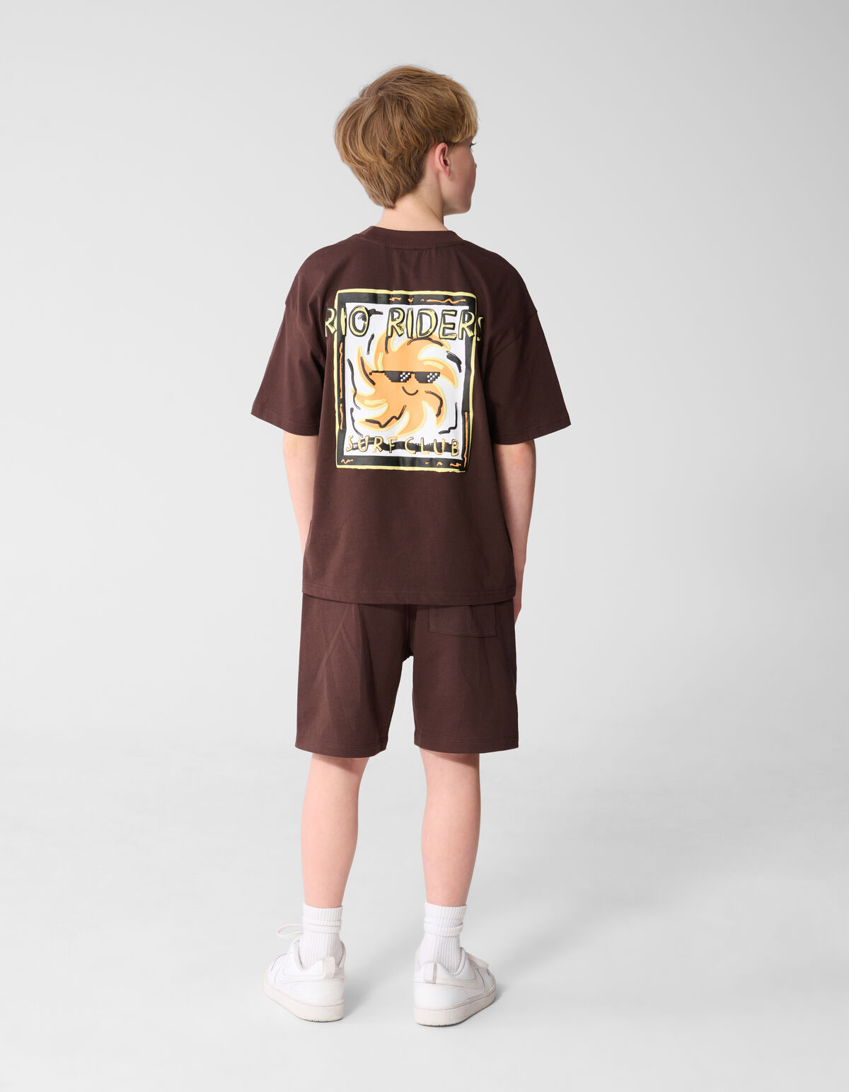 Riders Artwork Shorts Dunkelbraun SHOEBY BOYS