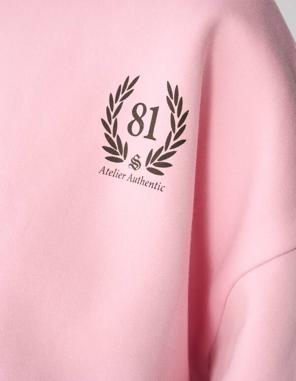 Social Club Artwork Pullover Rosa SHOEBY WOMEN