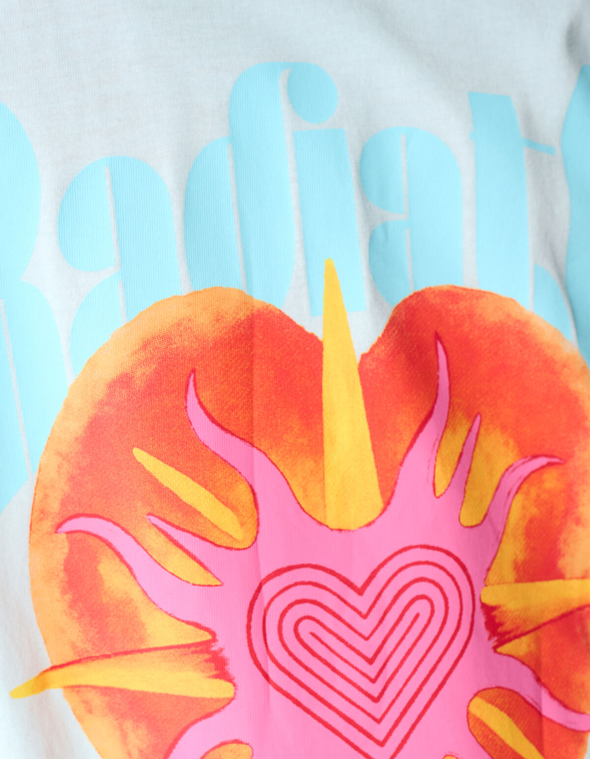 Radiate Artwork T-Shirt Hellblau SHOEBY GIRLS