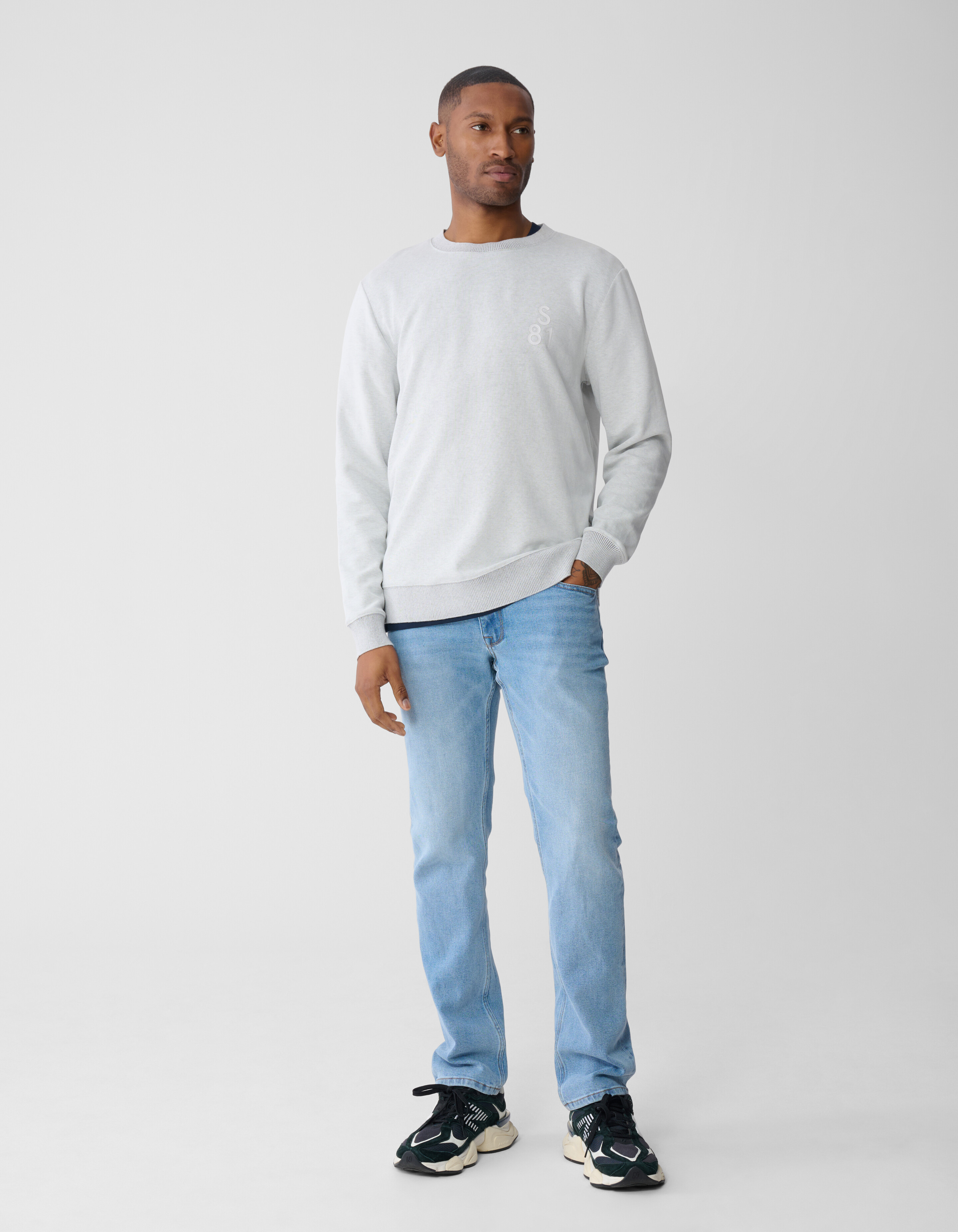 Spark Logo Sweatshirt Hellgrau SHOEBY MEN