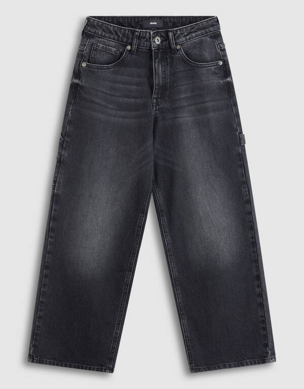 Carpenter-Jeans in Ultra-Baggy-Passform, Dunkelgra SHOEBY BOYS