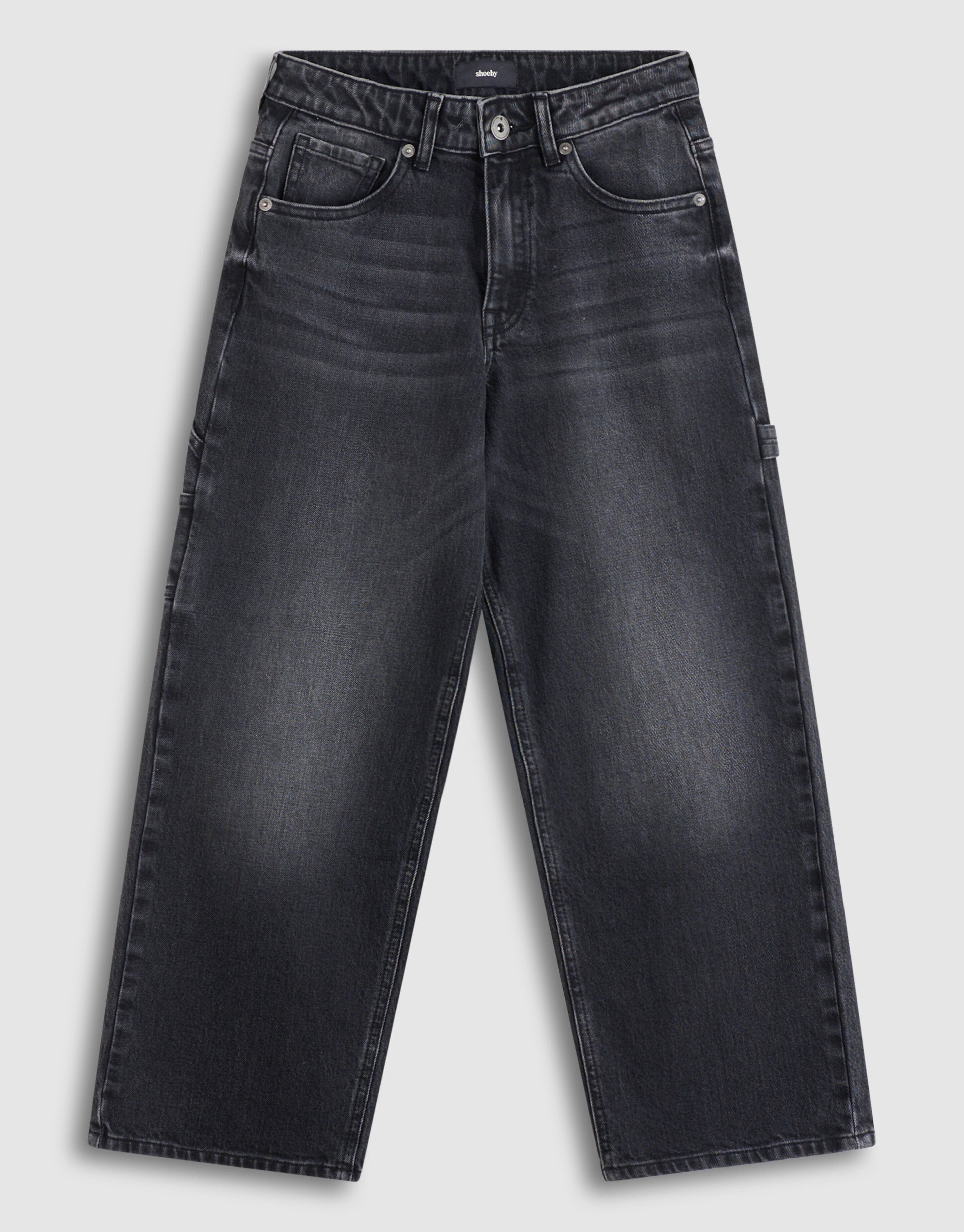 Carpenter-Jeans in Ultra-Baggy-Passform, Dunkelgra SHOEBY BOYS