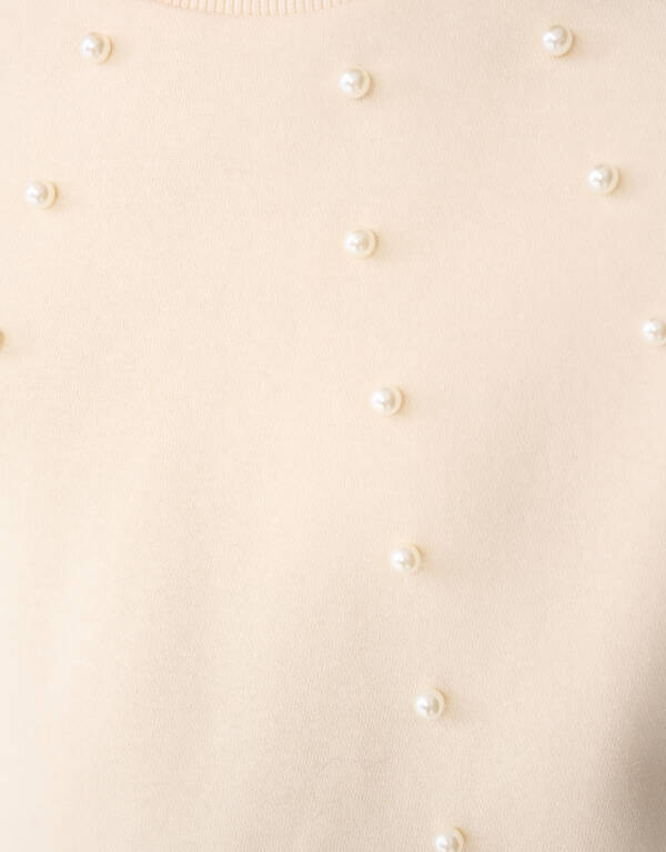 Parel Sweater Gebrochen Wei&szlig; SHOEBY GIRLS