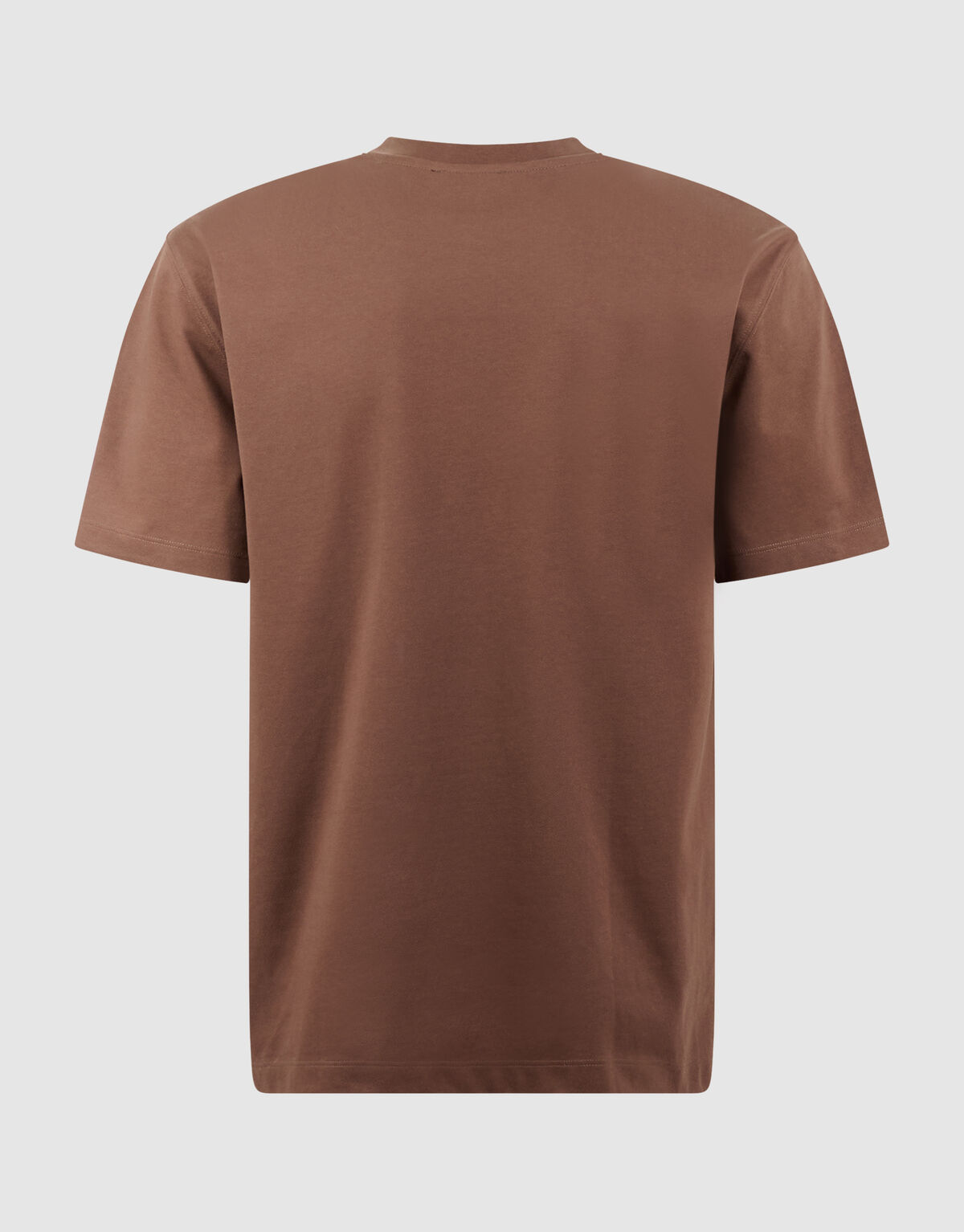 Text Print T-Shirt Dunkelbraun SHOEBY MEN