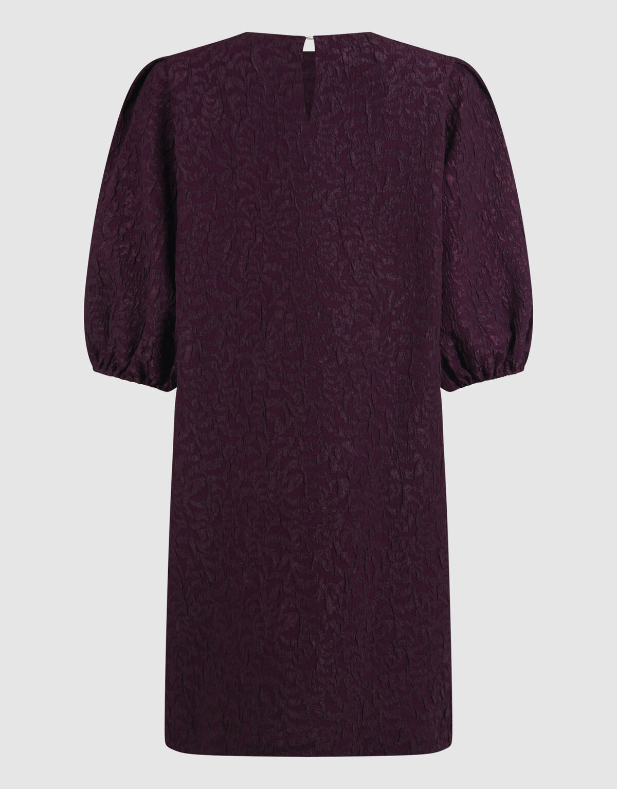 Jacquard Struktur Minikleid Dunkelrot SHOEBY WOMEN