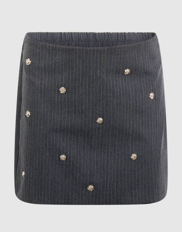 Studs Skort Dunkelgrau SHOEBY GIRLS
