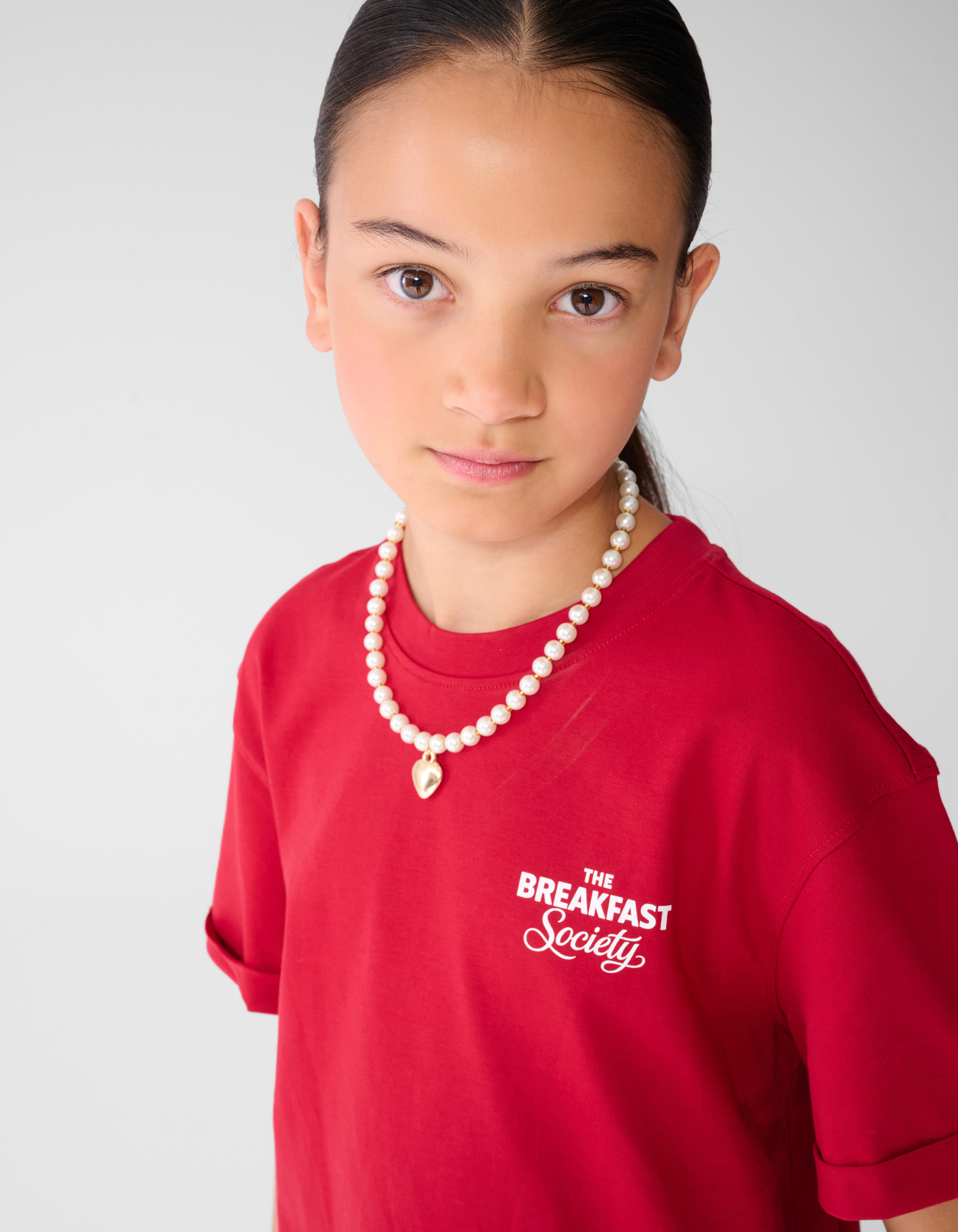Pretzel Artwork T-shirt Rood SHOEBY GIRLS
