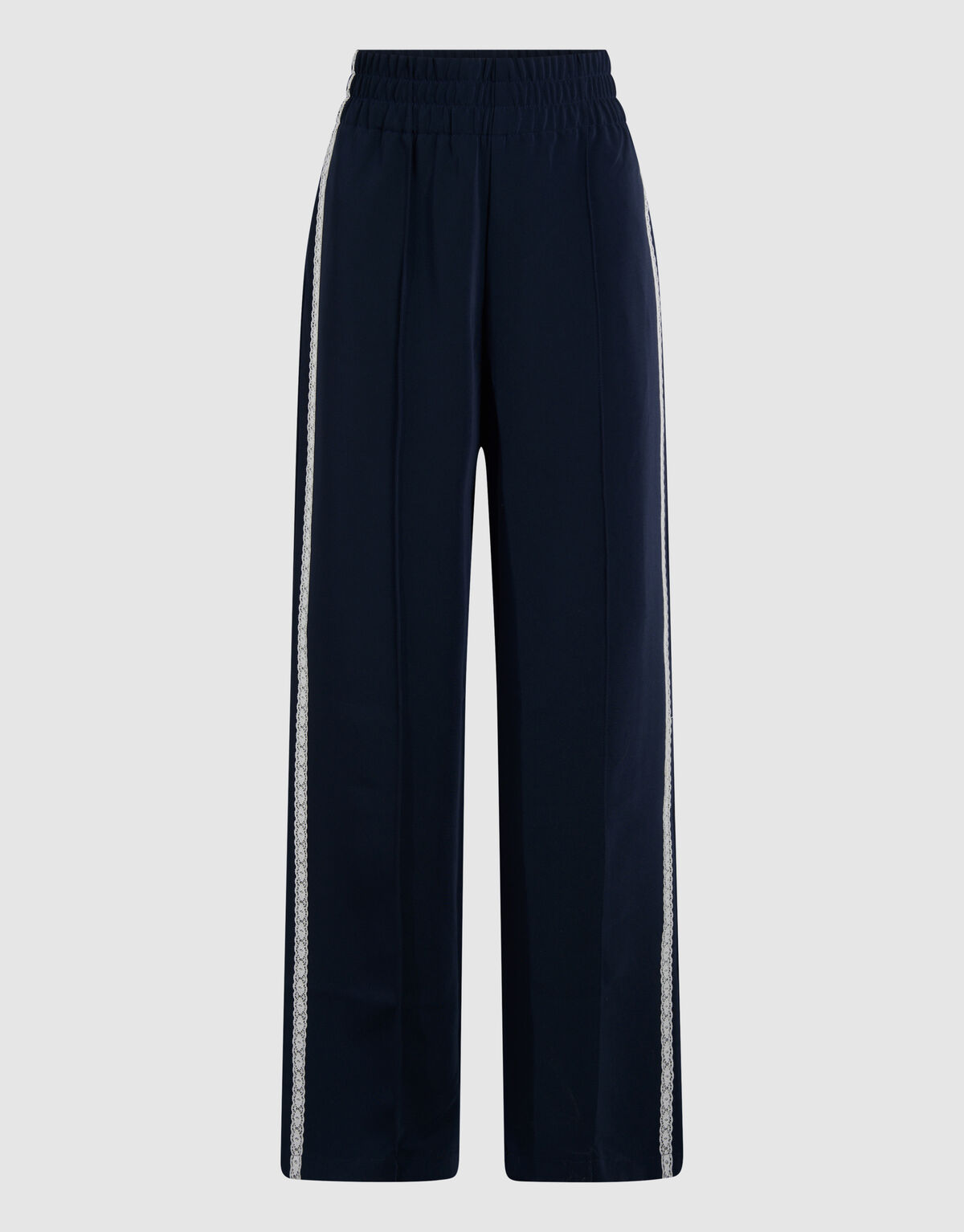 Sportliche Hose mit weitem Bein Dunkelblau SHOEBY WOMEN