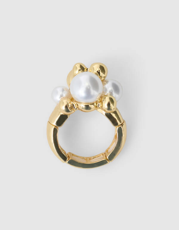 Perlenring Gold SHOEBY ACCESSOIRES