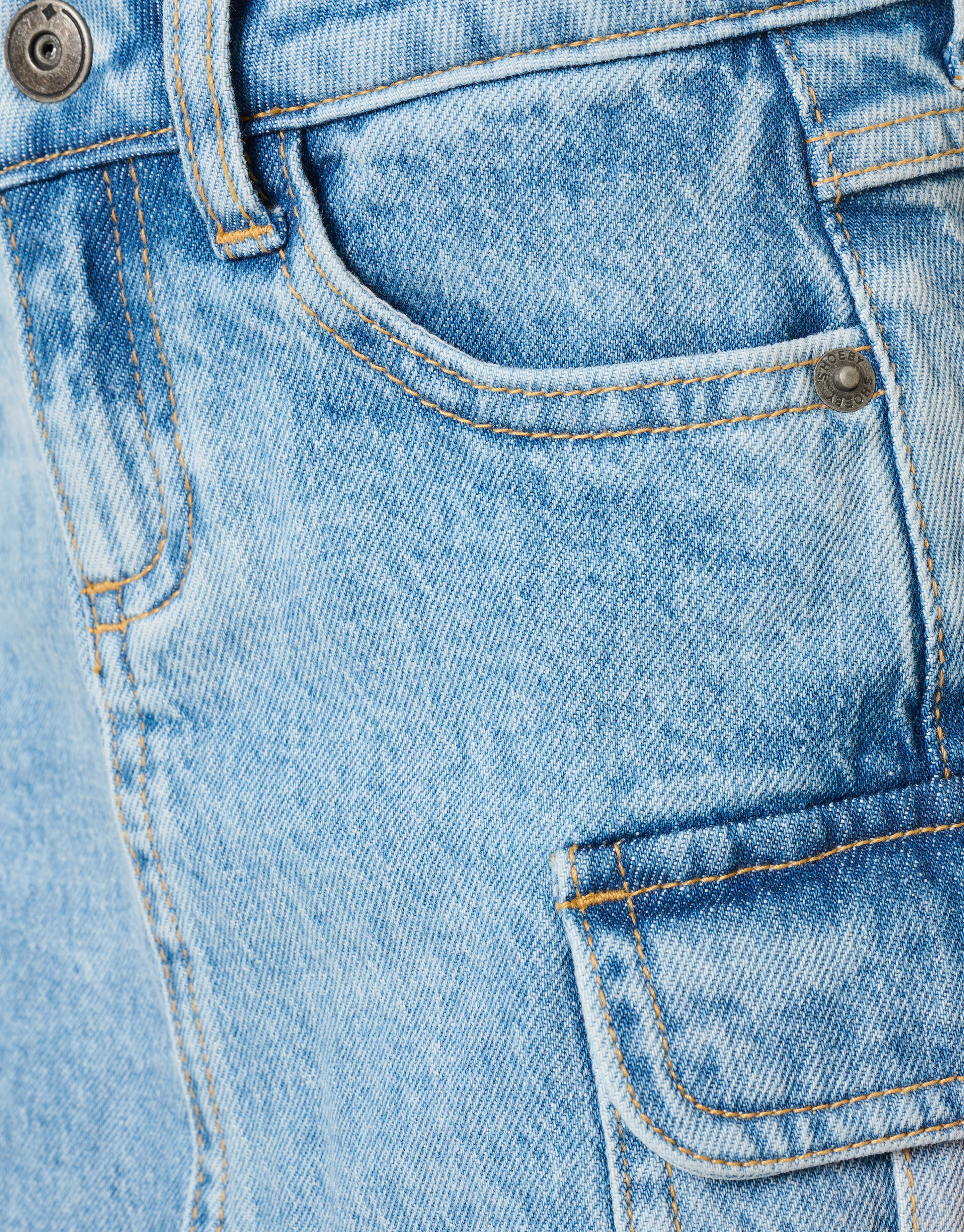 Denim Cargorock Blau SHOEBY GIRLS