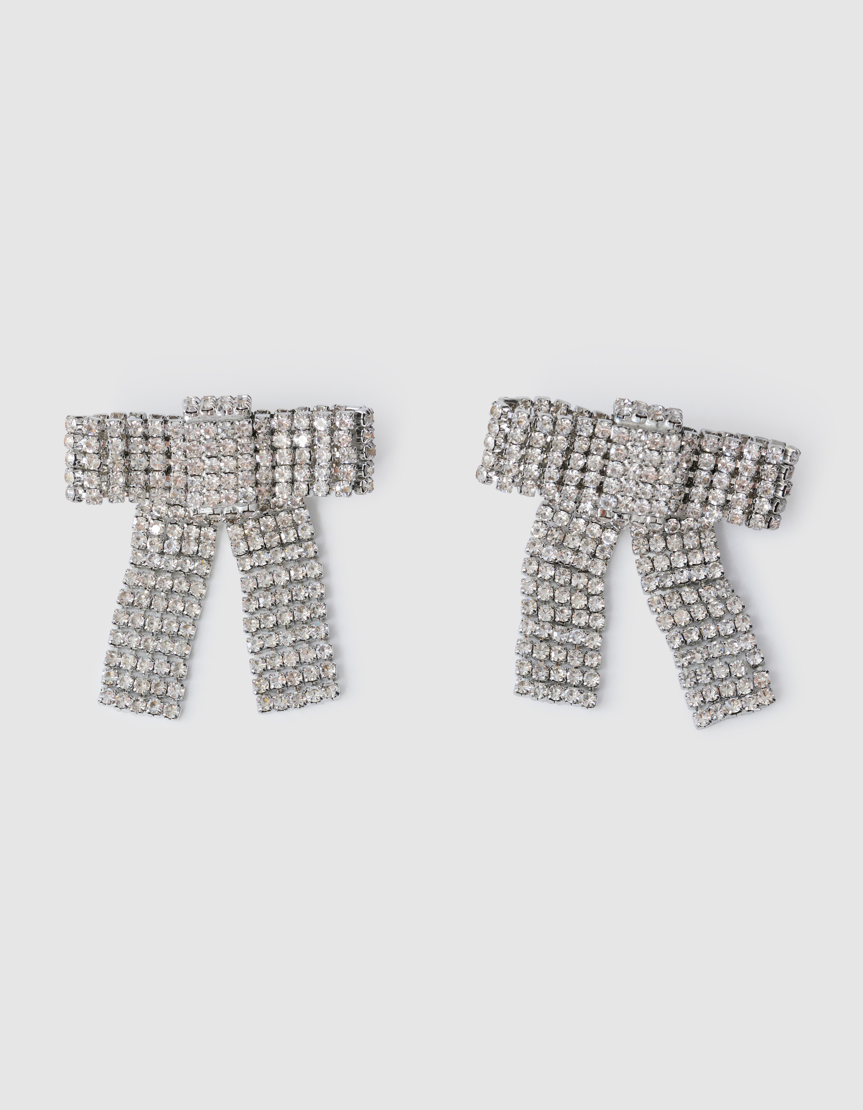 Strass-Ohrringe Silber SHOEBY ACCESSOIRES