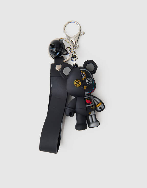 Split Beer Schl&uuml;sselanh&auml;nger Schwarz SHOEBY ACCESSOIRES