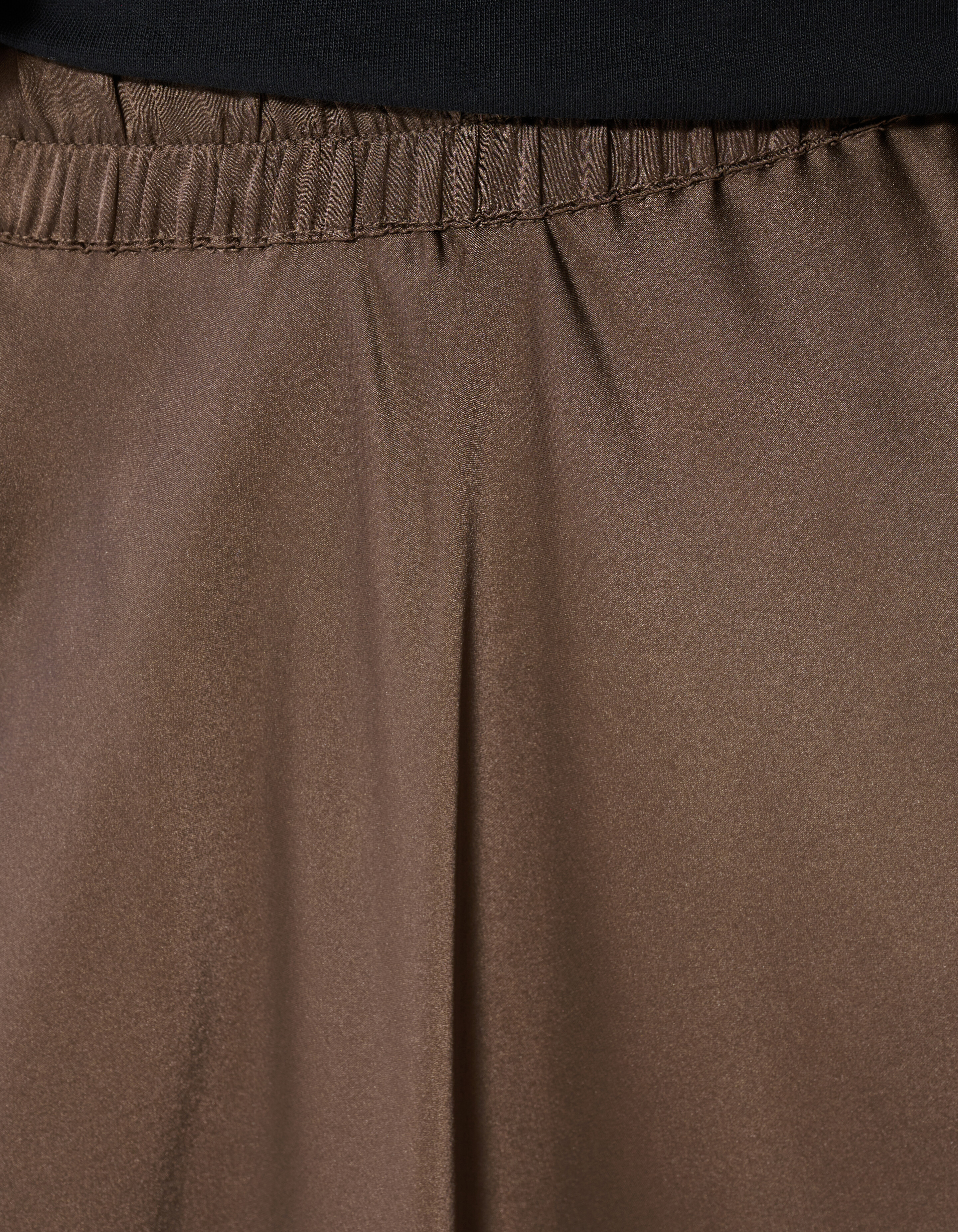 Satijnen Maxi Rok Donkerbruin SHOEBY WOMEN