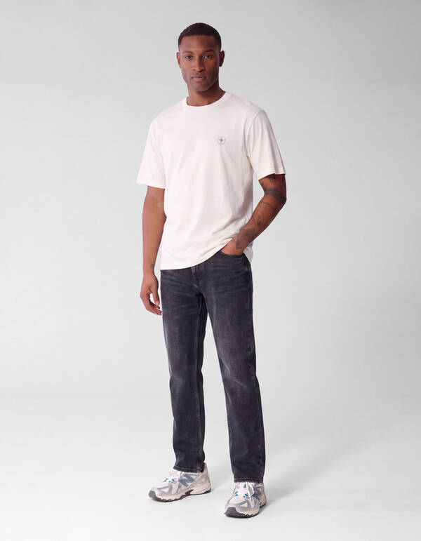 Slim Straight Fit Jeans Dunkelgrau L34 SHOEBY MEN