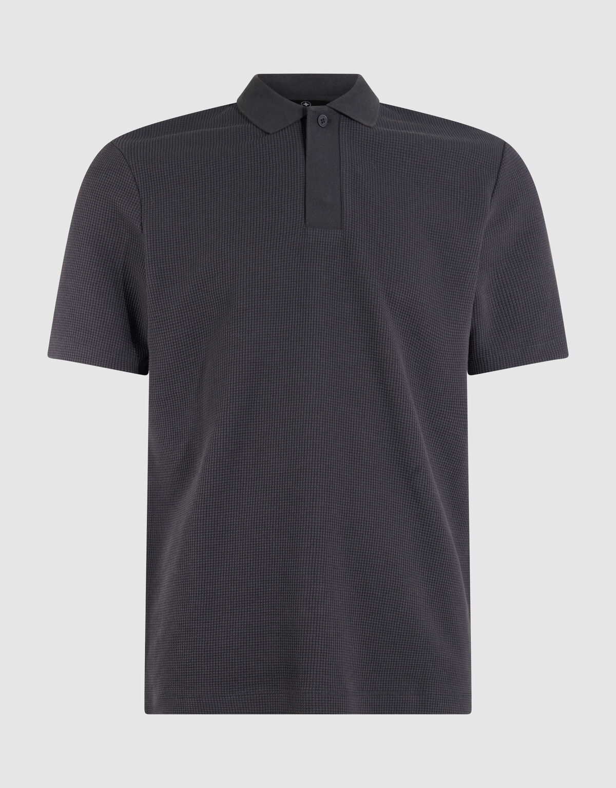 Waffle Polo Dunkelgrau SHOEBY MEN