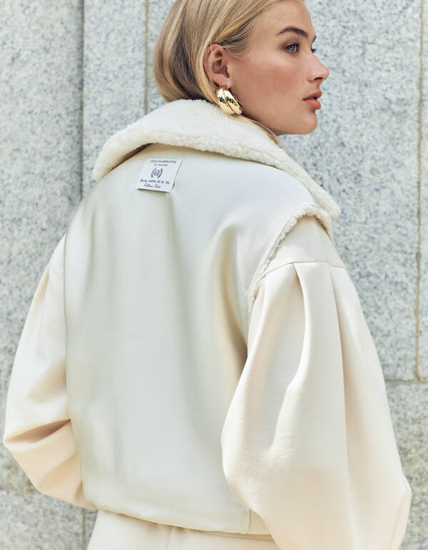 Wendbare Weste in gebrochenem Wei&szlig; von Fred SHOEBY WOMEN