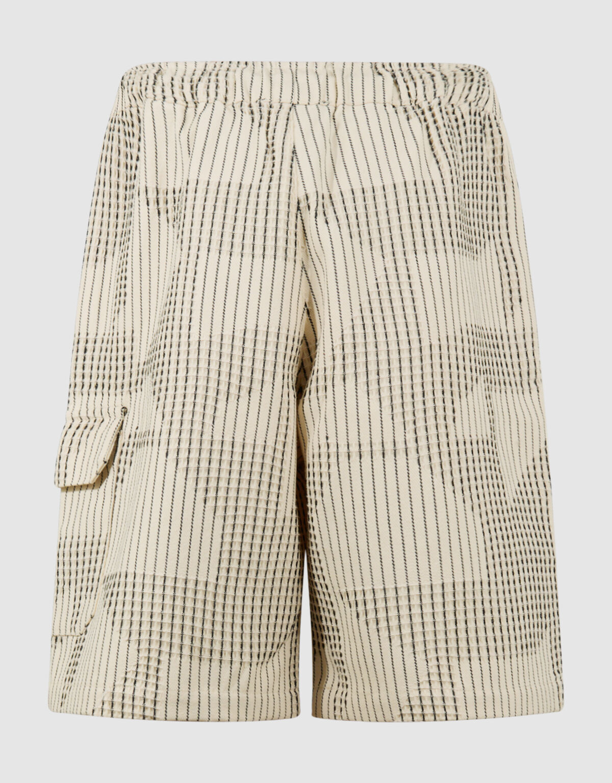 Waffle Stripe Short Off-White SHOEBY BOYS