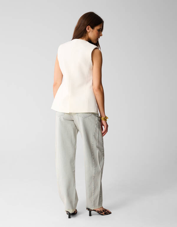 Sanduhr-Gilet Off White SHOEBY WOMEN