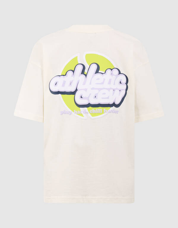 Athletic Artwork T-Shirt Gebrochen Wei&szlig; SHOEBY BOYS