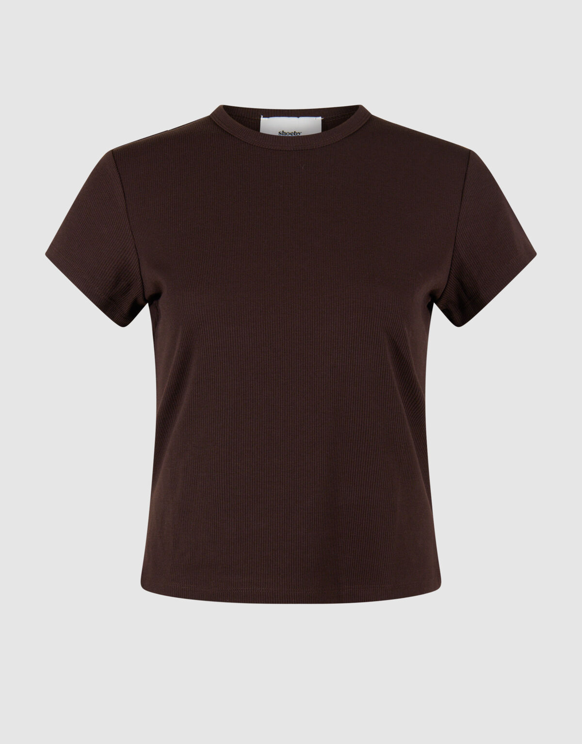 Geripptes T-Shirt Braun SHOEBY WOMEN