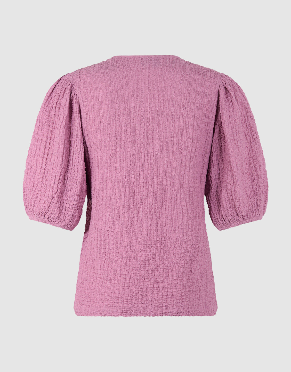 Crinkle-Top mit V-Ausschnitt in Rosa SHOEBY WOMEN