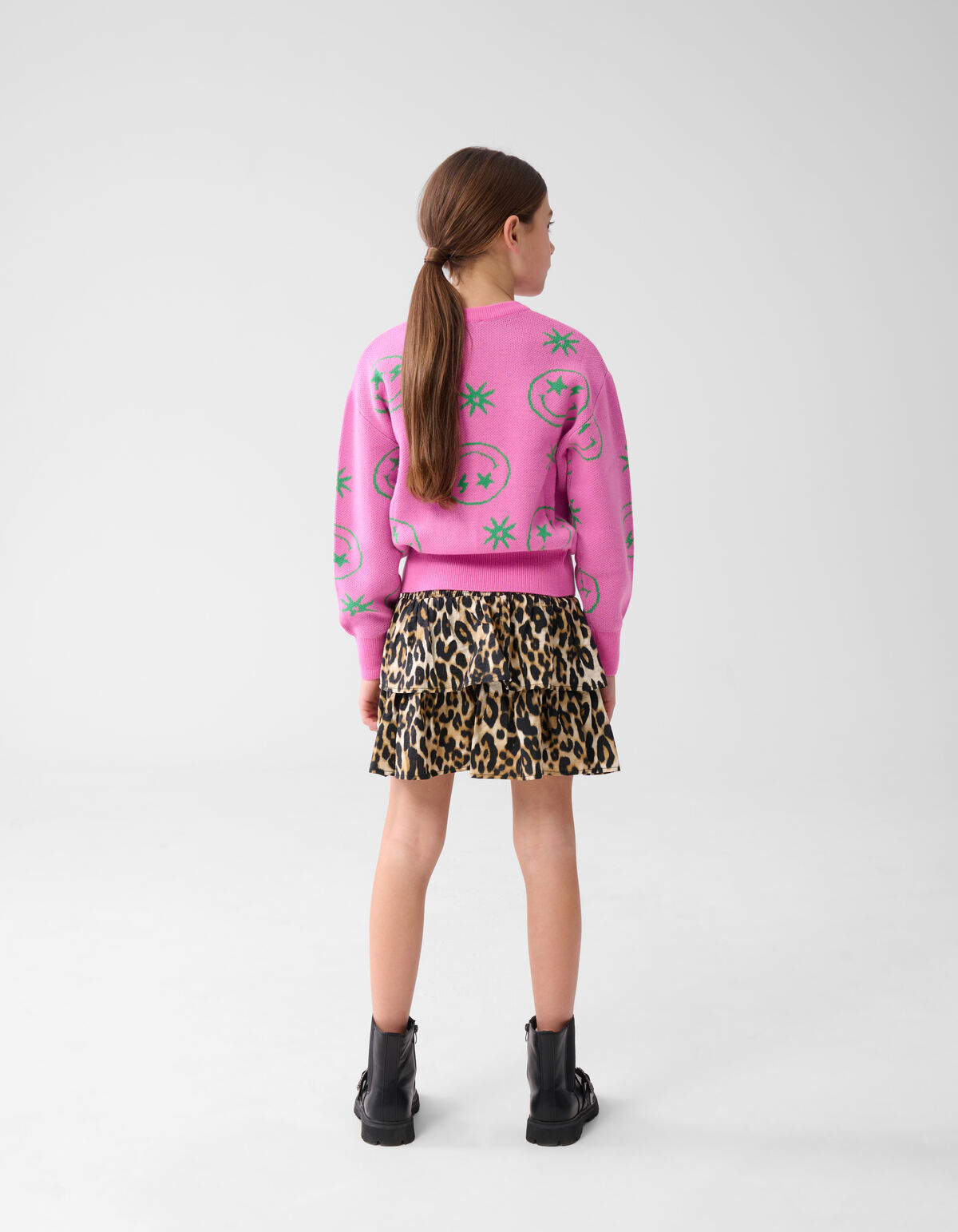 Smiley Strickpullover Rosa SHOEBY GIRLS