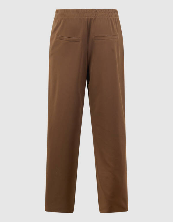 Basis Wide-Leg-Hose Braun SHOEBY WOMEN