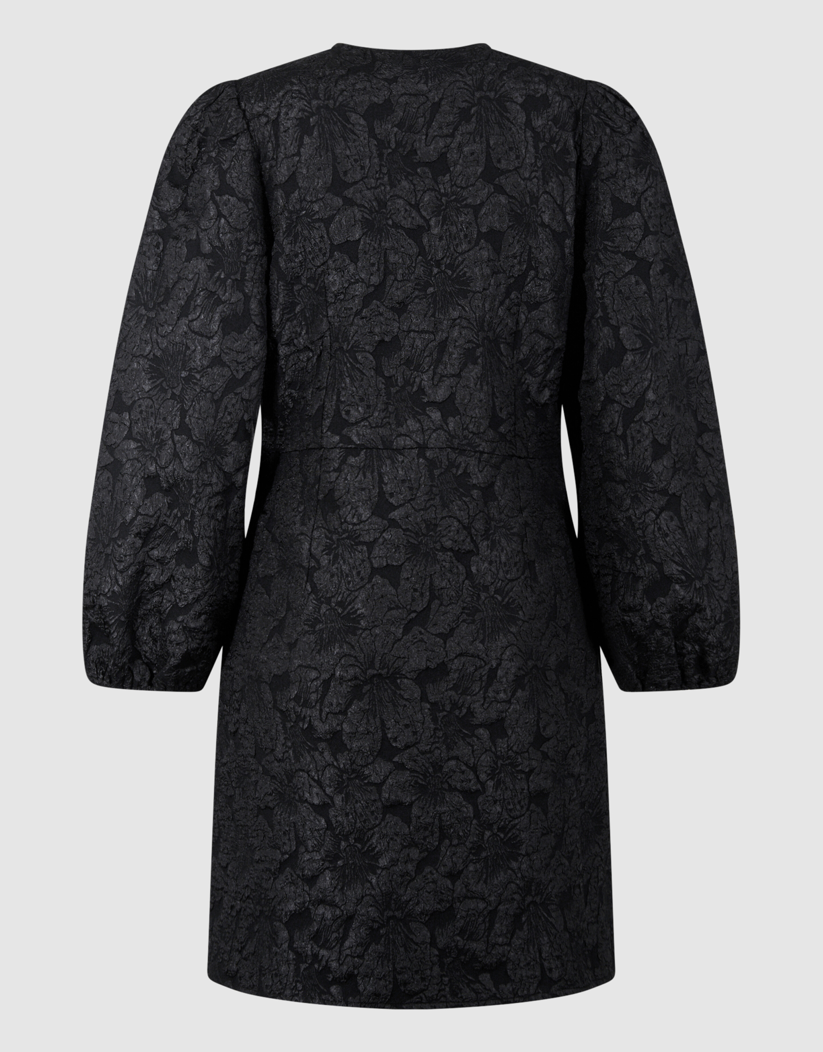 Jacquard-Wickel-Minikleid Schwarz SHOEBY WOMEN