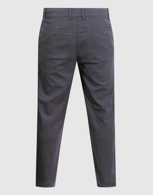 Struktur Regular Fit Hose Dunkelgrau SHOEBY MEN