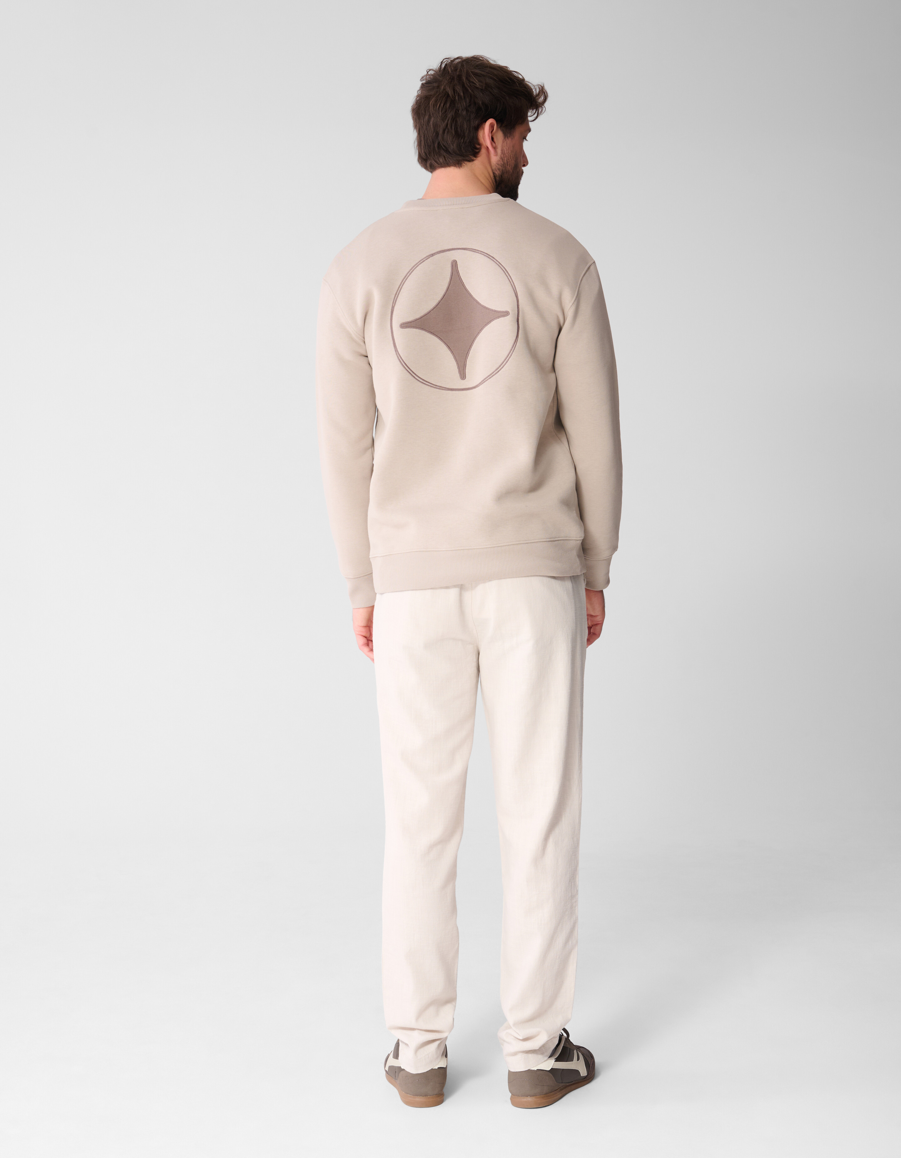 Rib Spark Sweater Hellbraun SHOEBY MEN