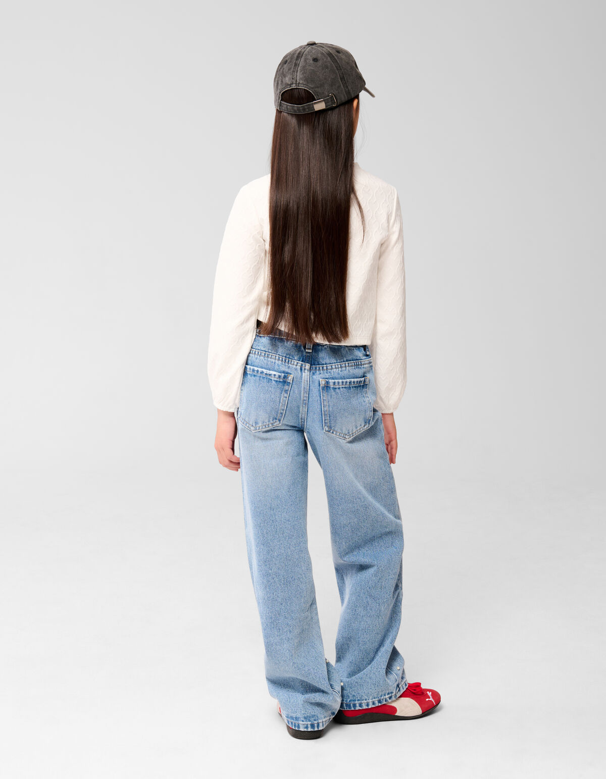 Denim Pearl Straight Fit Jeans Blau SHOEBY GIRLS