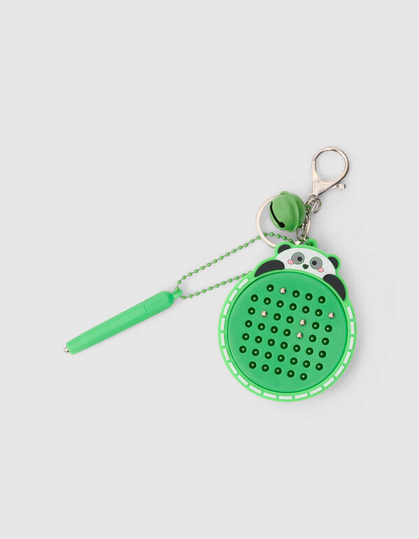 Panda-Schl&uuml;sselanh&auml;nger Gr&uuml;n SHOEBY ACCESSOIRES