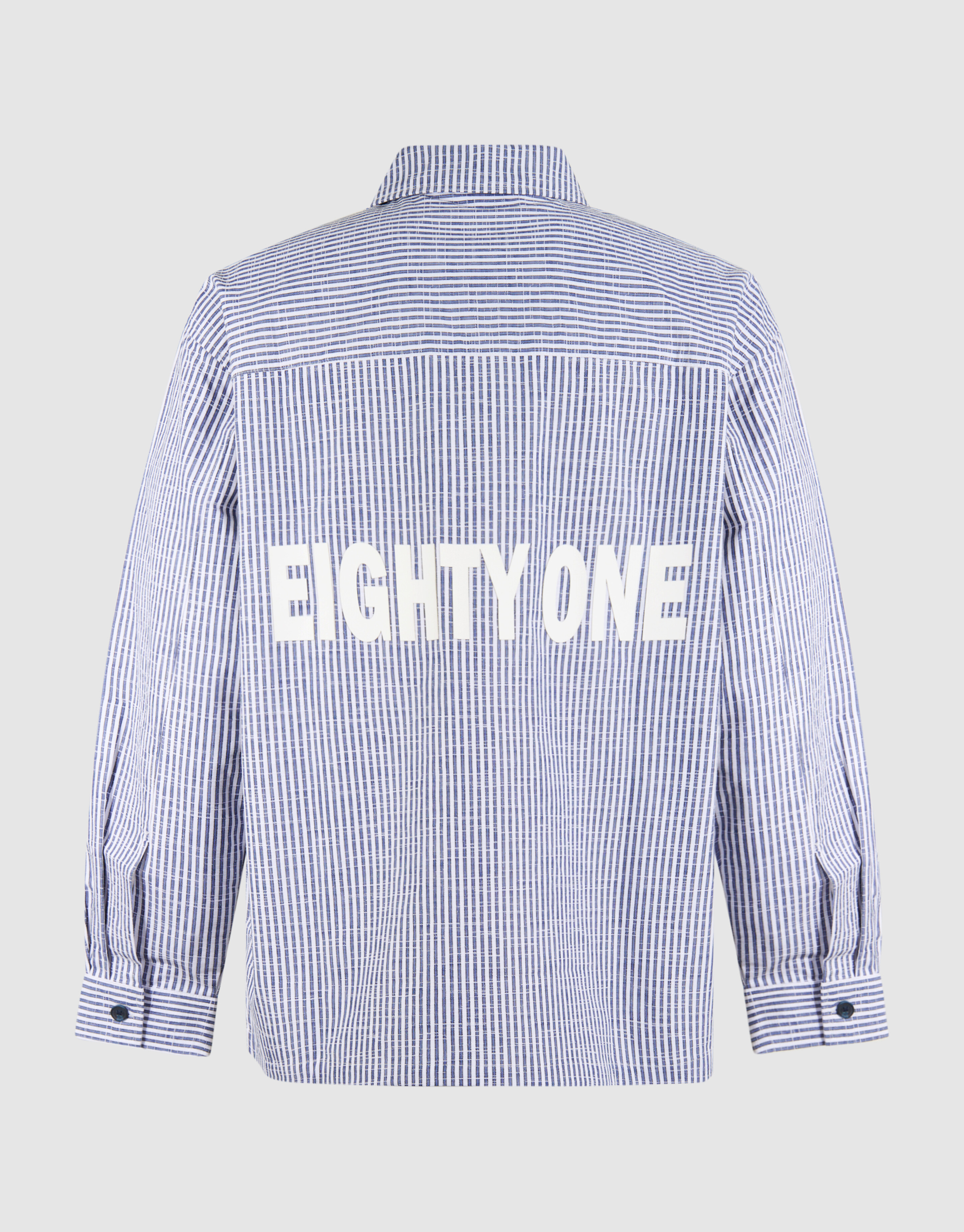 Pinstripe Overshirt Blau SHOEBY MEN