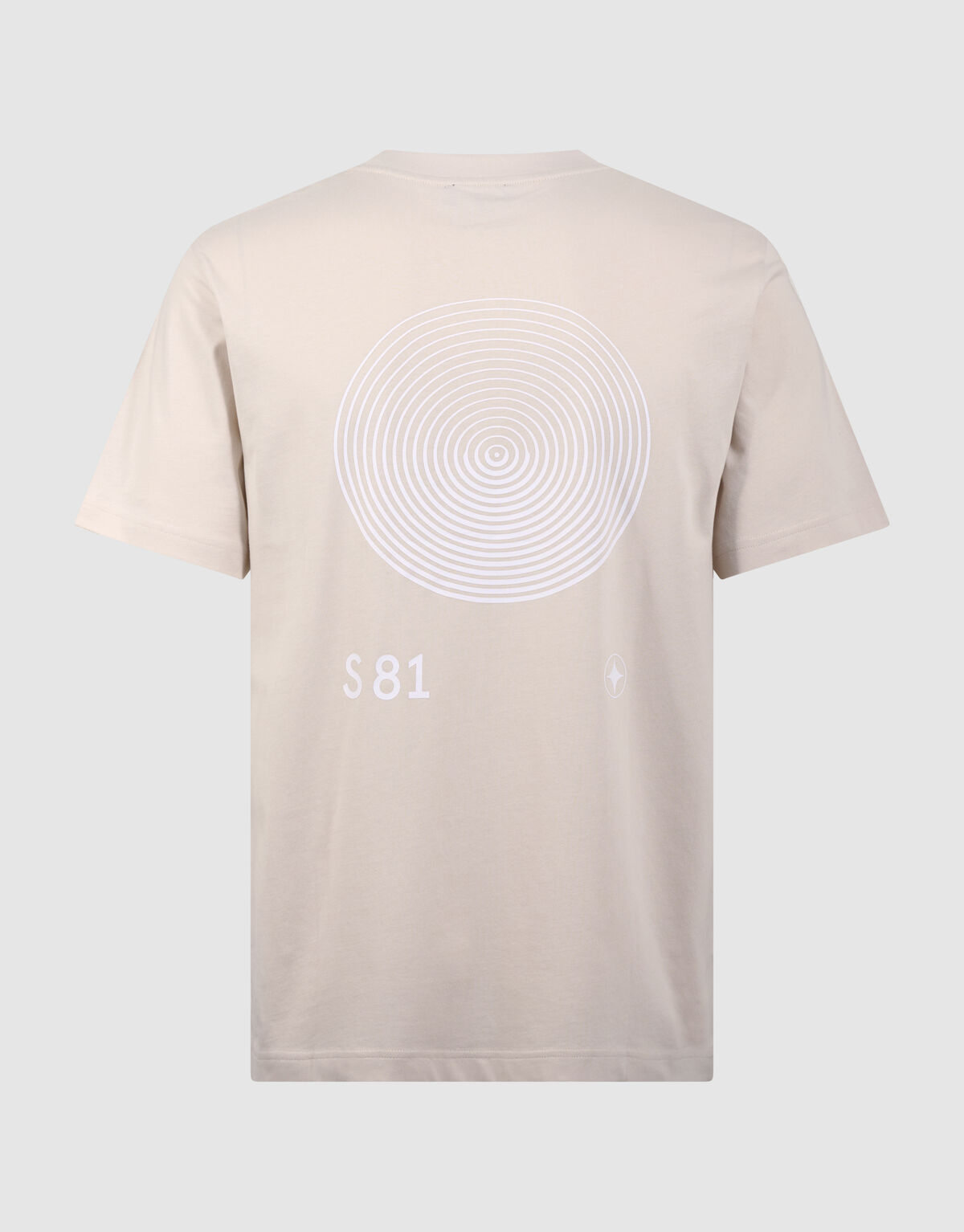 Logo-Kreis-Kunstwerk T-Shirt Sand SHOEBY MEN