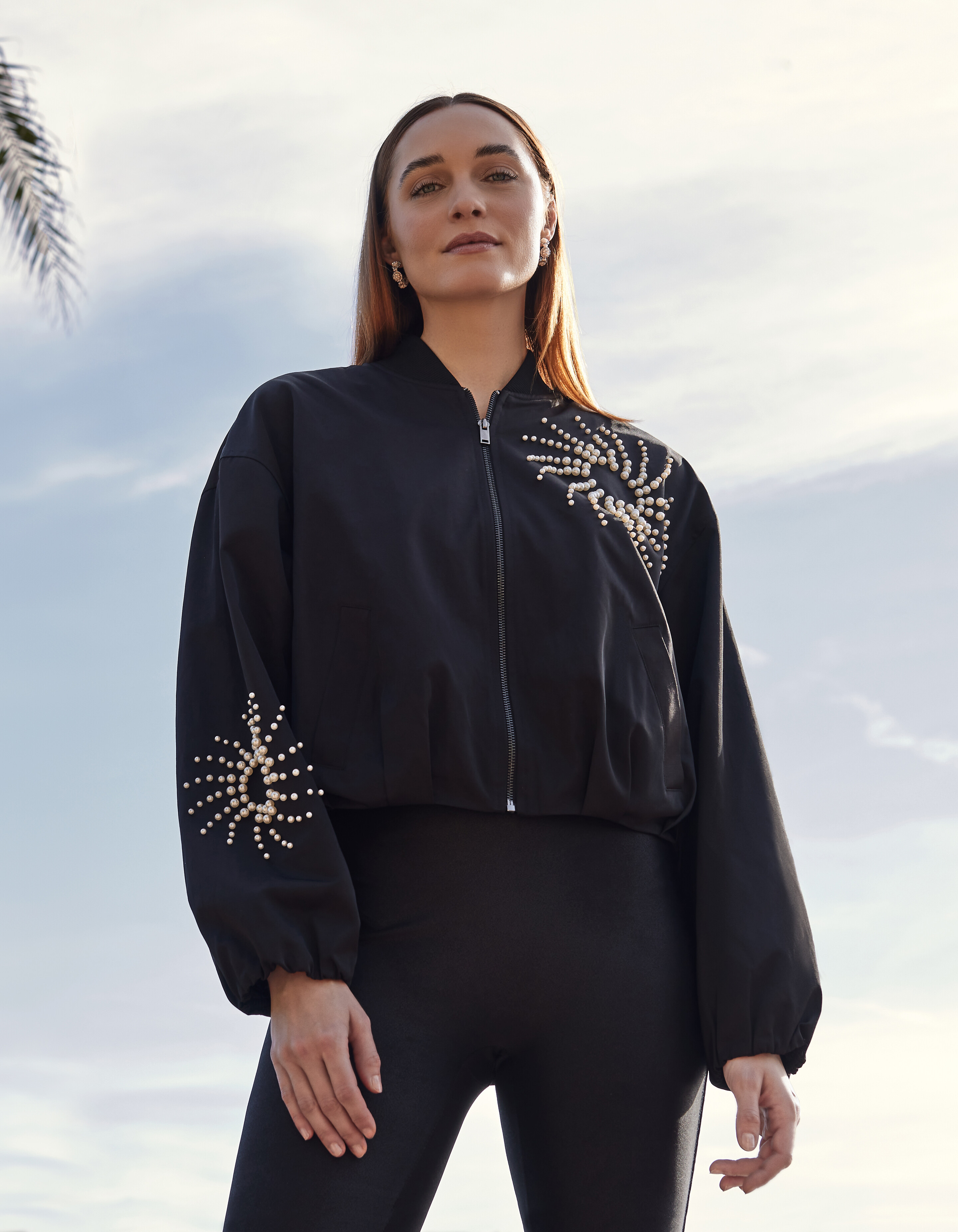 Perlenbomber Schwarz von Mieke SHOEBY WOMEN