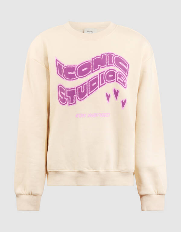 Iconic Studios Artwork Sweater Off-White SHOEBY GIRLS